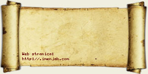 Jovana Vidaković vizit kartica